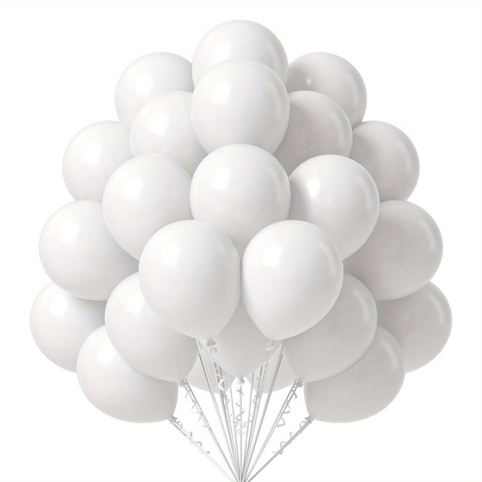 20pcs 12 Inch Rainbow Latex Balloons - Bright Party Balloons for Birthdays