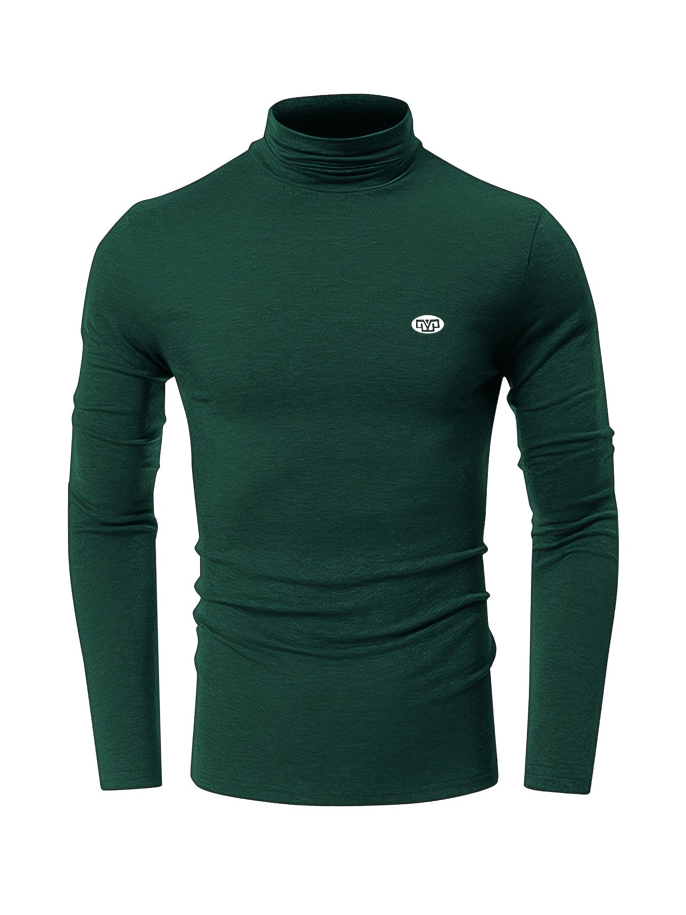 Men's Casual Sports Turtleneck Fleece Top