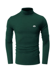 Men's Casual Sports Turtleneck Fleece Top