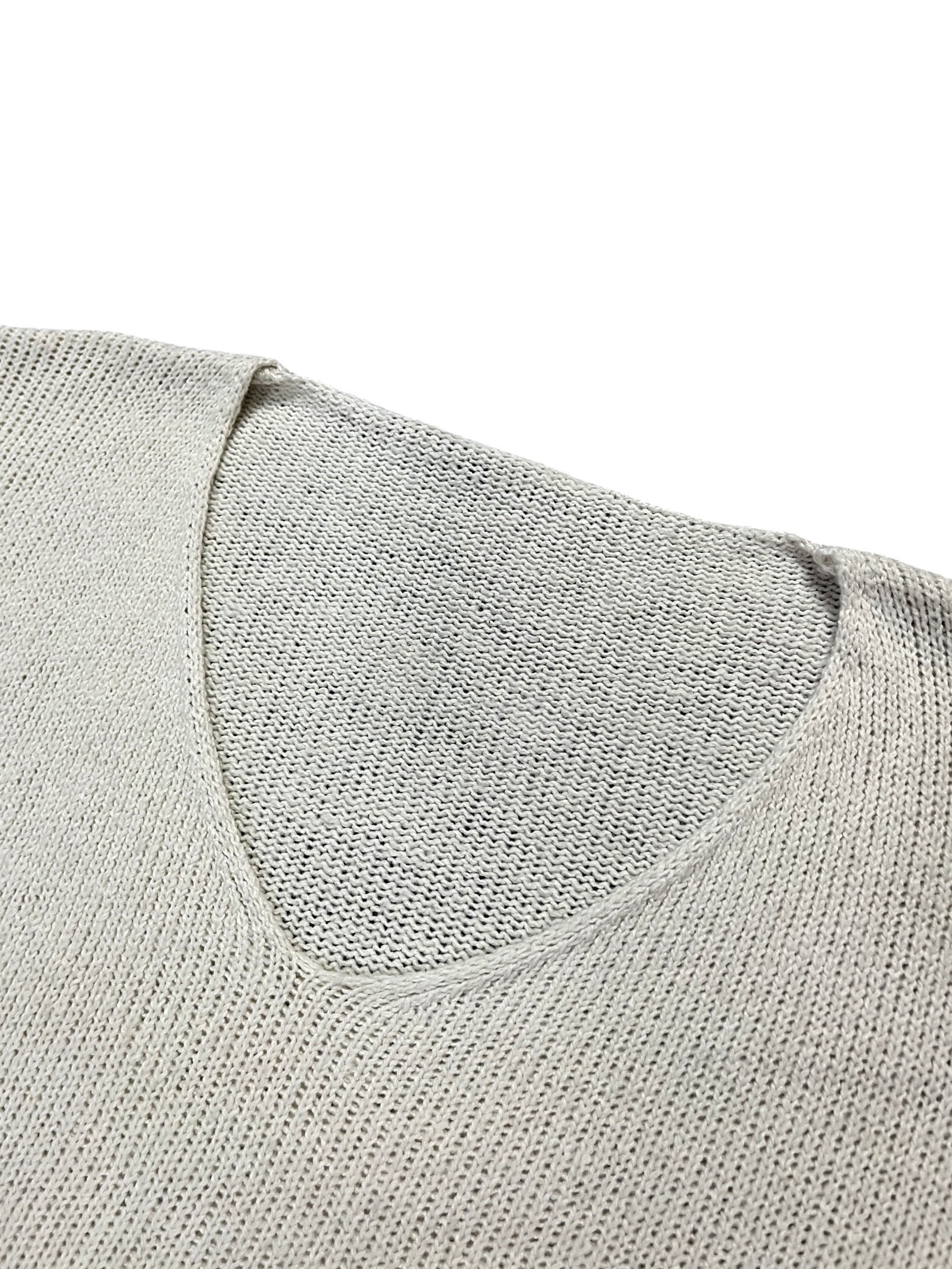 Casual V Neck Sweater Solid Long Sleeve Pullover