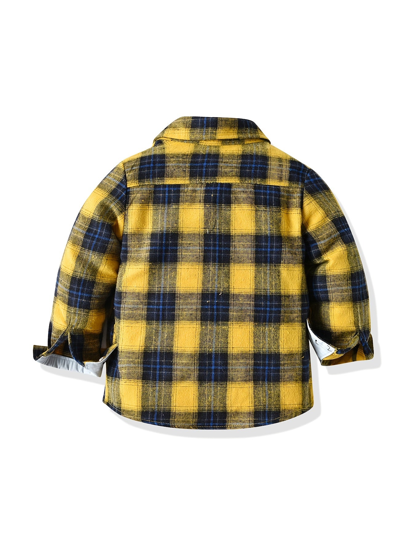 Baby Boys Plaid Shirt Button Down Long Sleeve Blouse Top Kids Clothes