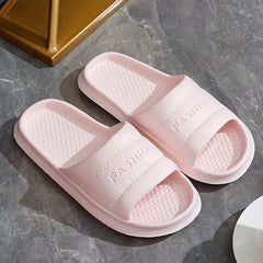 Women's Letter Print Slides Soft Sole Pillow Slides