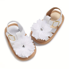Flower Breathable Sandals for Baby Girls Lightweight Anti Slip Sandals
