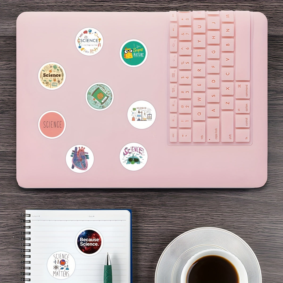 500pcs Natural Sciences Vinyl Stickers for Journaling Scrapbook