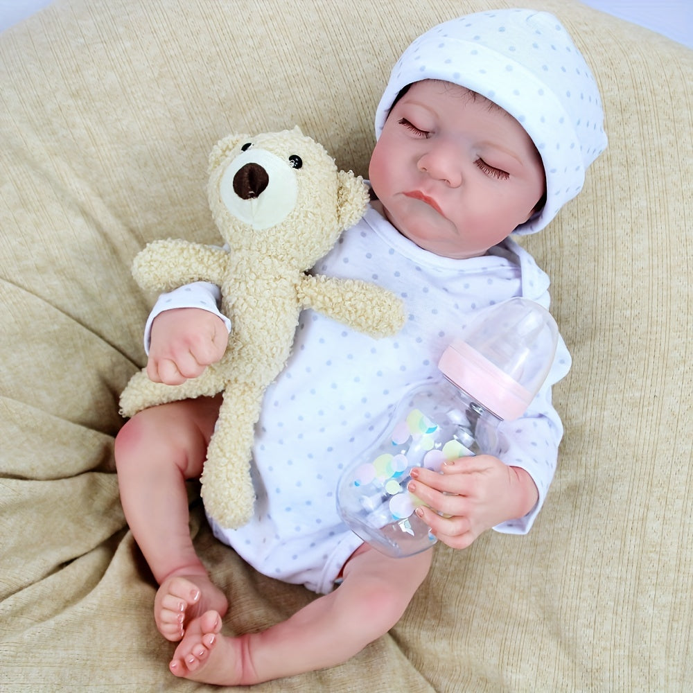 17 Inch Lifelike Reborn Baby Doll Soft Body Realistic Newborn Baby Doll