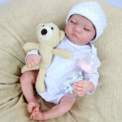 17 Inch Lifelike Reborn Baby Doll Soft Body Realistic Newborn Baby Doll