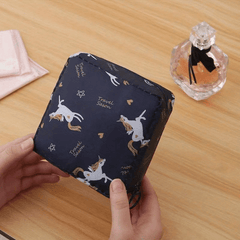 Large Capacity Sanitary Napkin Storage Bag Portable Aunt Towel Bag