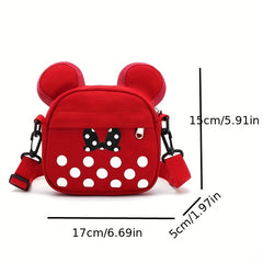 Cartoon Mouse Mini Coin Purse Shoulder Bag Crossbody Bag Travel Accessory Gift