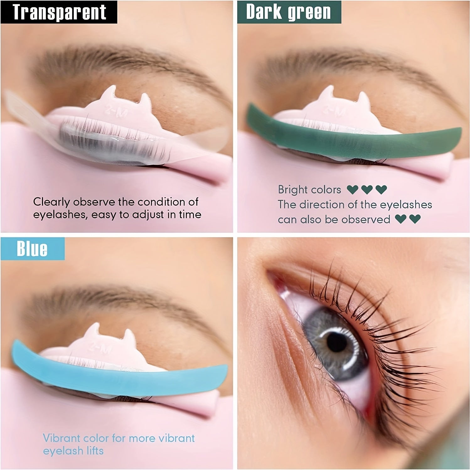Reusable Lash Lift Ribbon Eyelash Perm Pads Silicone Ribbons Tape