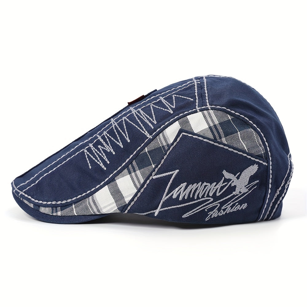 Plaid Newsboy Cap Summer Autumn Beret Hat Casual Boinas Golf Hats