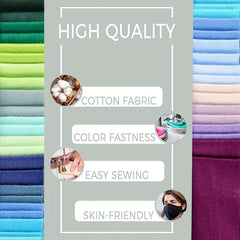 40pcs Fabric Bundles Quilting Patchwork Scrap DIY Sewing Craft