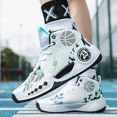 Men's Camo High Top Basketball Shoes Outdoor Sneakers