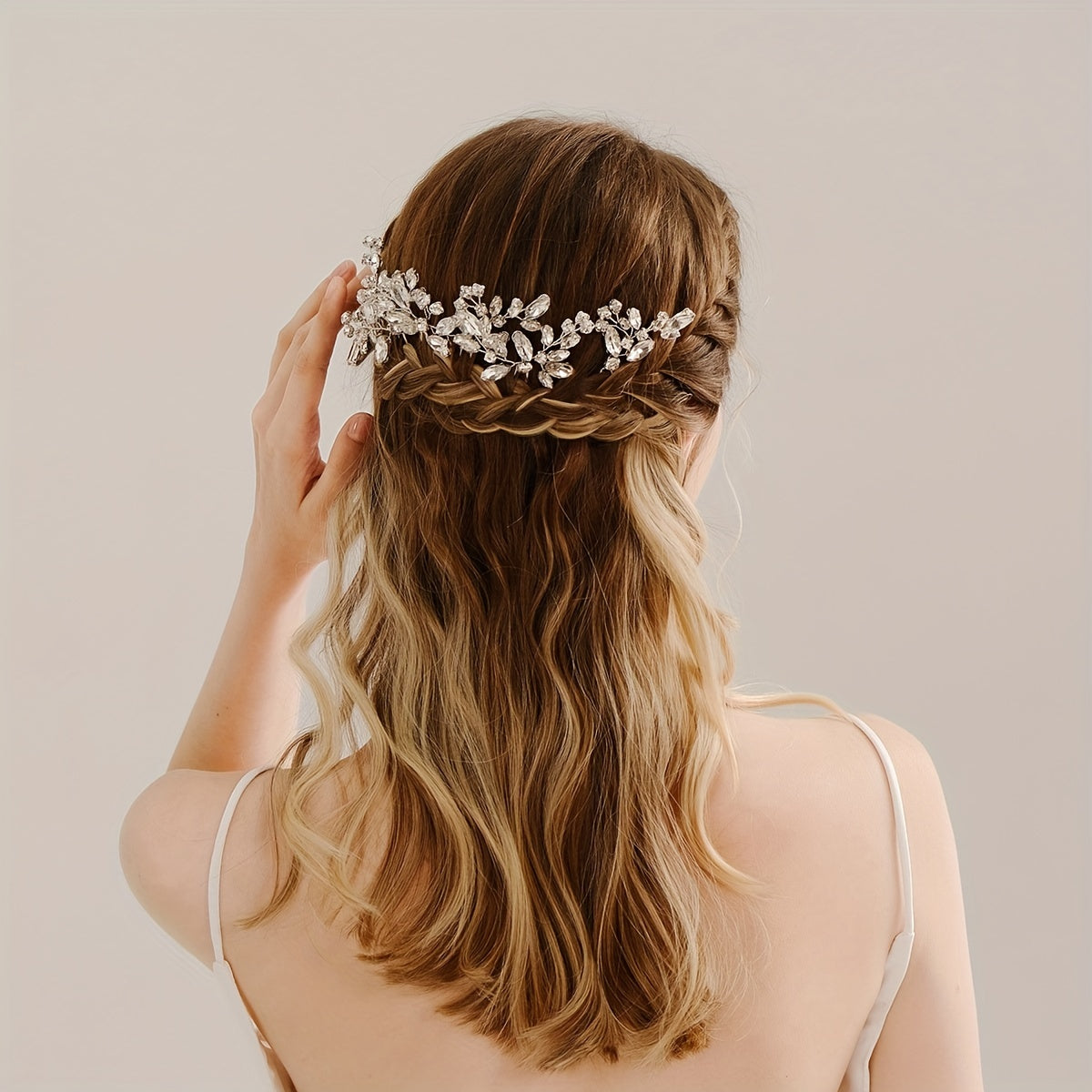 3pcs Crystal Hair Pin Head Jewelry U-shaped Hairpin Hair Accessories
