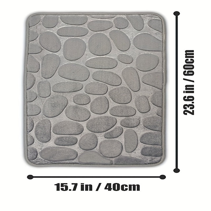 Soft Memory Foam Bath Rug Non Slip Grip 15 7 x 23 6