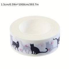 2pcs Animal Washi Mask Tape Sticker Craft - Fun Touch for DIY Decor