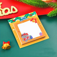 30 Sheets Christmas Elk Sticky Notes - Holiday Stationery Supplies