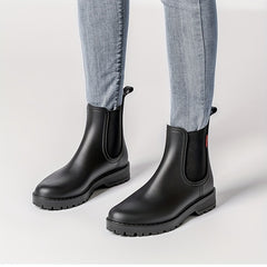 Women's Waterproof Rain Boots Comfortable Solid Outdoor Boots