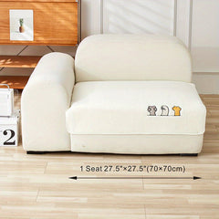 Sherpa Sofa Slipcover Plush Furniture Protector