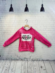 Girls Casual Hoodies with Pocket, Kids Clothes 4-14y