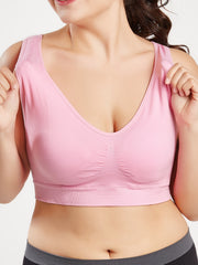 Seamless Bra Women's Full Coverage Adjustable Bralette