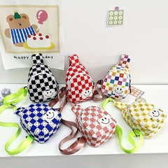 Kids Happy Face Chest Bag Small Crossbody Bag