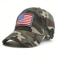 American Flag Baseball Cap For Adult