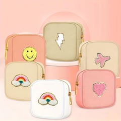 Preppy Patch Period Bag Sanitary Napkin Organizer