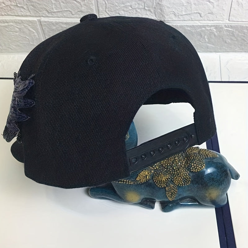 Sequined Wing Baseball Cap Hip Hop Flat Hat Men Women