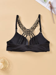 Lace T Shirt Bra Push Up Comfy Breathable Women Lingerie