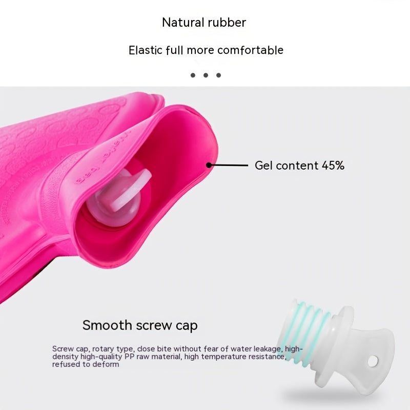 Plush Cloth Cover Hot Water Bag Large Capacity Hand Warmer