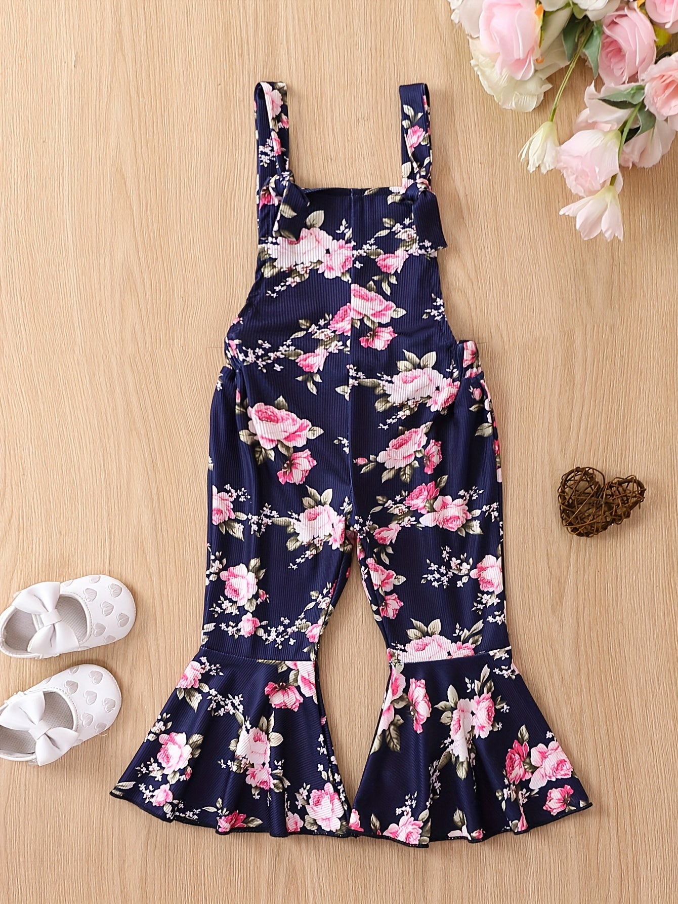 Baby Girls Rugby Graphic Print Overalls Clothes