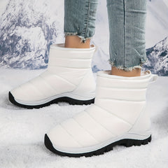 Women's Waterproof Snow Boots Comfortable Winter Warm Hiking Boots