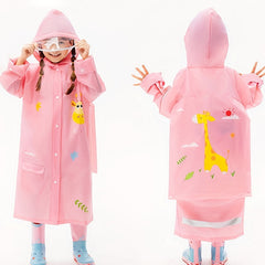 Waterproof Animal Poncho for Toddler Girls