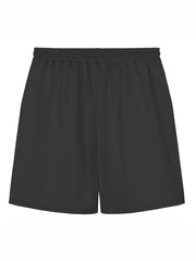 Men's Casual Dragon Print Pleated Shorts