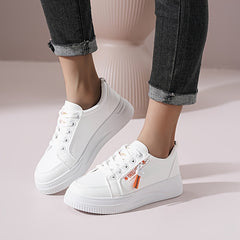 Women's Letter Graphic Low Top Sports Sneakers