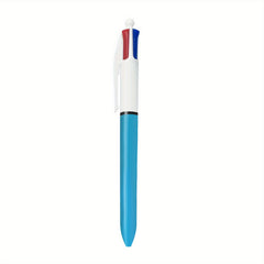 Stylish 4 Ballpoint Pens 1.0mm 4 Colors In 1 Set