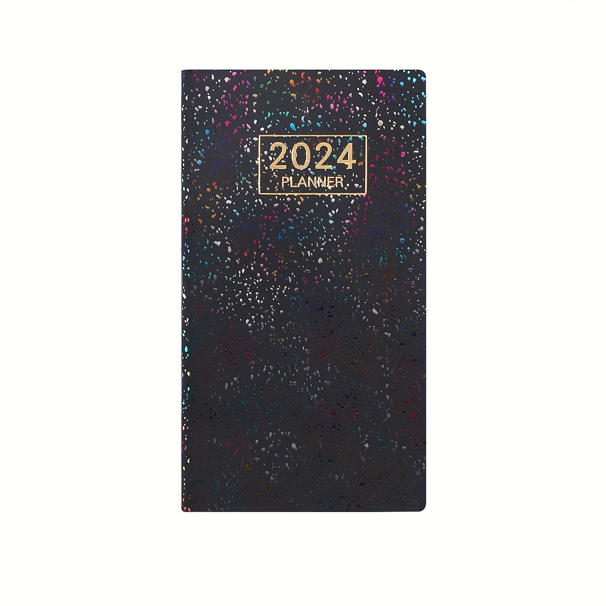 A6 Laser English Schedule Book Colorful Star Cover Weekly Calendar Plan Book