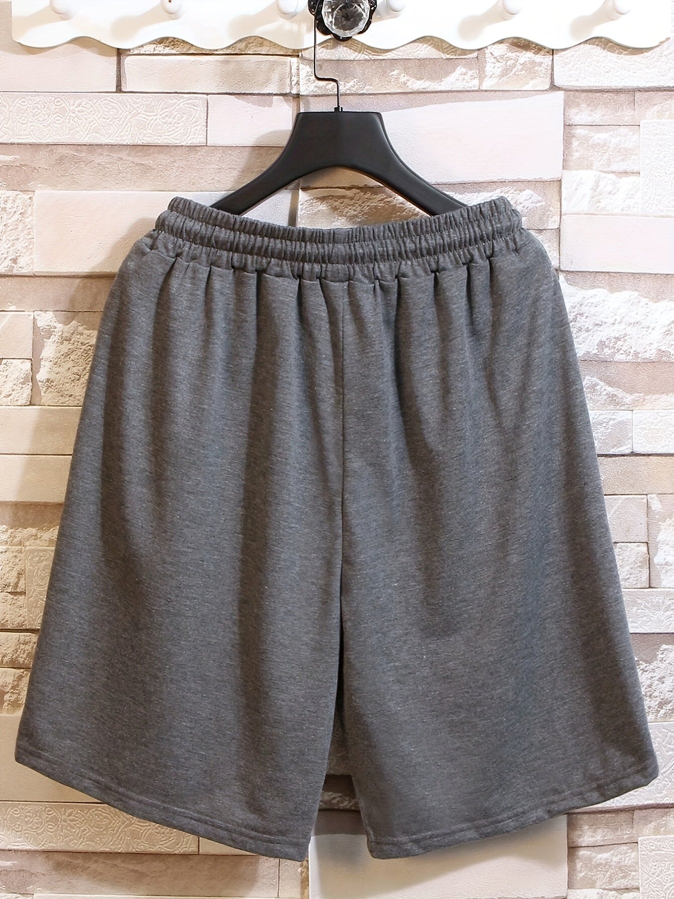 Men's Glitter Drawstring Shorts for Summer