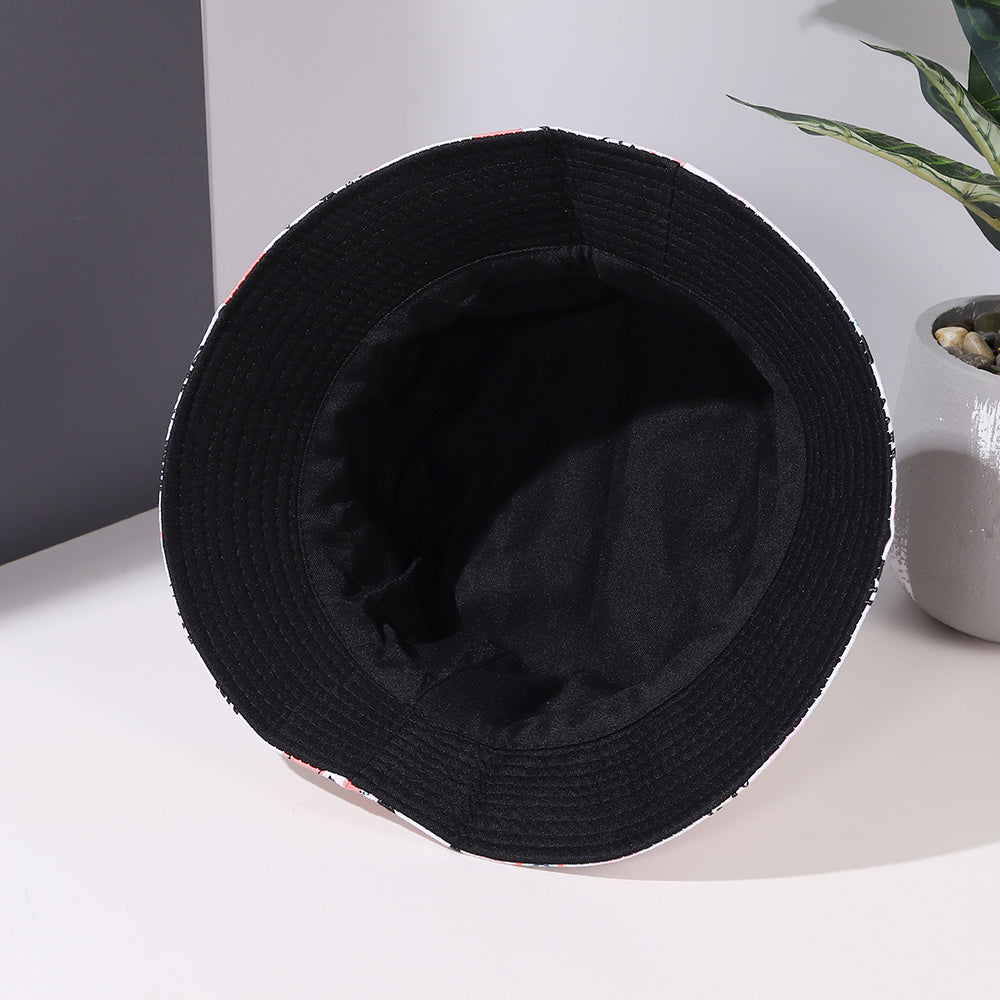 Cow Print Bucket Hat Sunscreen Fisherman Cap