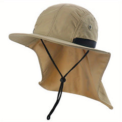 Waterproof Sun Hat with Neck Flap for Outdoor Activities