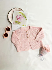 Round Neck Button Front Long Sleeve Kitted Sweater Coat