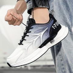 Men's Shock Absorption Running Shoes Comfortable Non Slip Rubber Sole