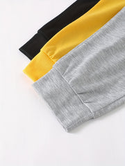 Boys Cargo Pants Elastic Waist Jogger with Pocket