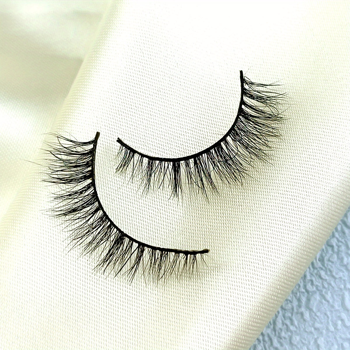 10mm Mink Lashes Daily Wear Fluffy Natural False Eyelashes Wispy Strip Lash