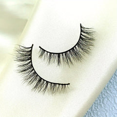 10mm Mink Lashes Daily Wear Fluffy Natural False Eyelashes Wispy Strip Lash