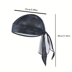 Quick Drying Sport Turban Hip Hop Lace Up Bandana Unisex Skull Cap