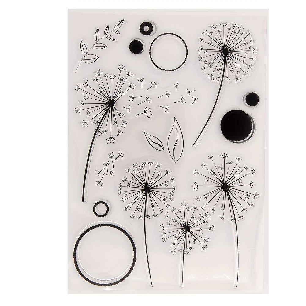 Plant Flower Series Stamps Scrapbook Paper Decoration Rubber Stamp