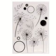 Plant Flower Series Stamps Scrapbook Paper Decoration Rubber Stamp