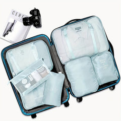 7 Pcs Travel Luggage Bag Sets Versatile Organizers
