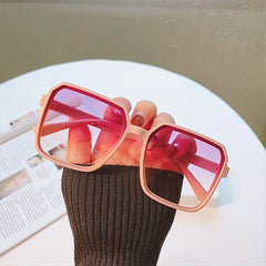 Vintage Square Sunglasses UV Blocking Eye Wear for Women